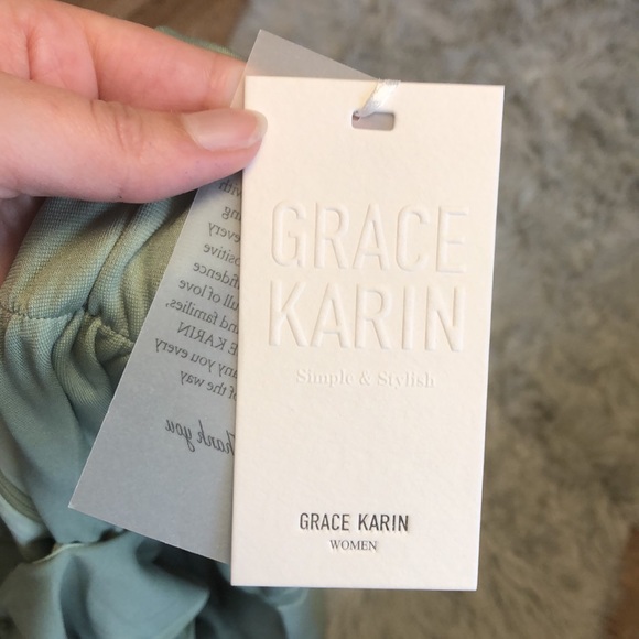 Bright Green Grace Karin Dress NWT - Picture 5 of 5